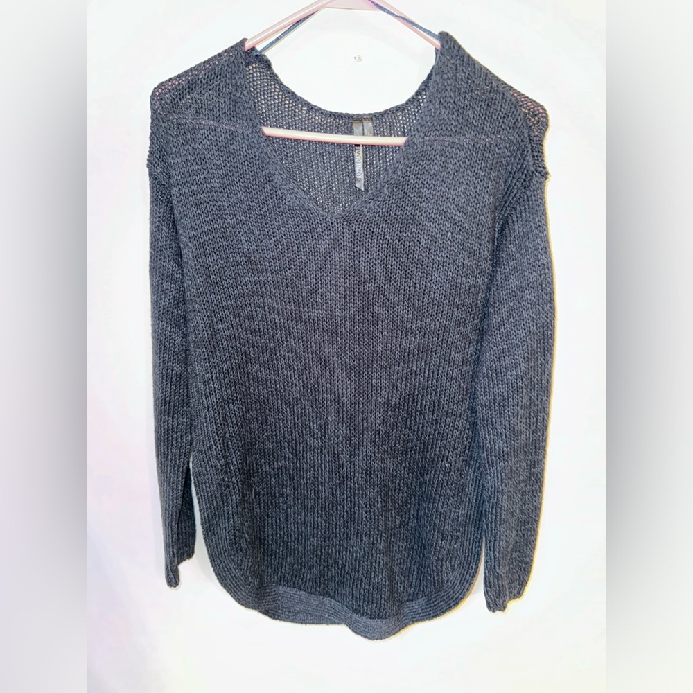 Navy knit sweater